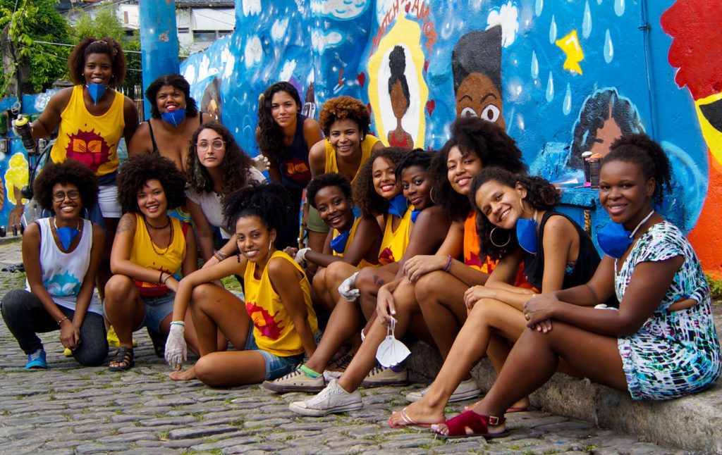 Turma AfroGrafiteiras 2018.